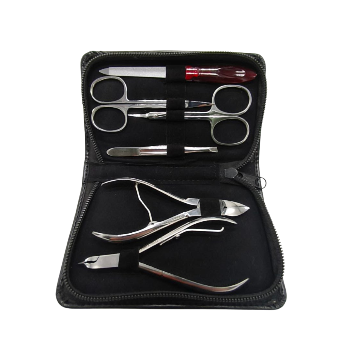 Manikúrní set pánský stříbrný - 6 nástrojů-4